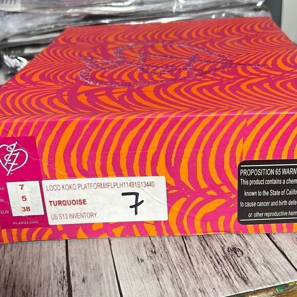 IRON FIST PLATFORM HEELS LOKO KOKO SIZE 7 NIB - Picture 6 of 8